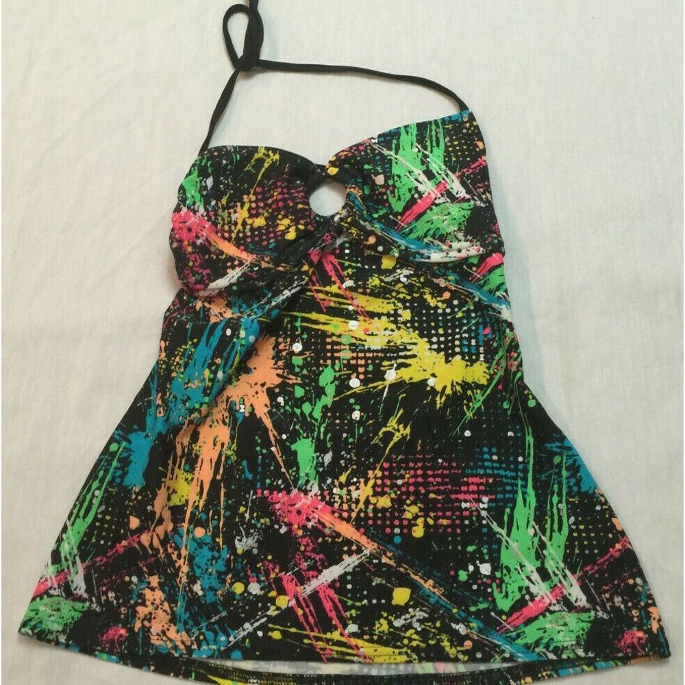 ARIZONA WOMENS SWIM TANKINI TOP SIZE M